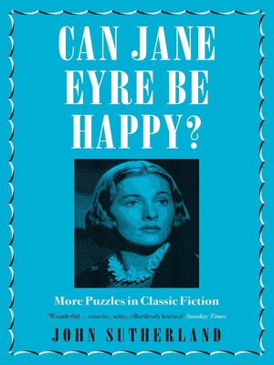 cover image of Can Jane Eyre Be Happy?